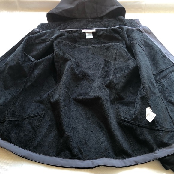 Free Country Black Hiking Outdoors Jacket Coat Inner Faux Fur Women’s Size XL - Picture 6 of 16